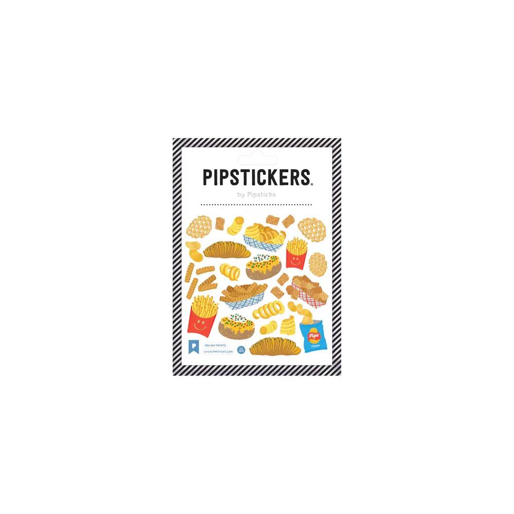 Pipsticks, Stickers, Art & School, 4"x4", You Say Potato, 768077